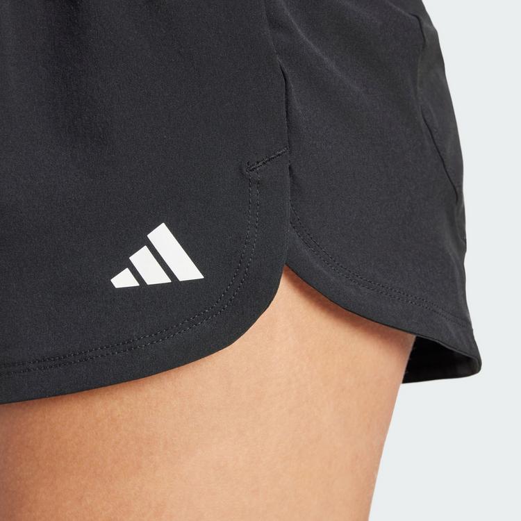 adidas adidas Pacer Woven Stretch Training Shorts &ndash; Funktionsshorts Damen - Black / White - 0 | SportScheck