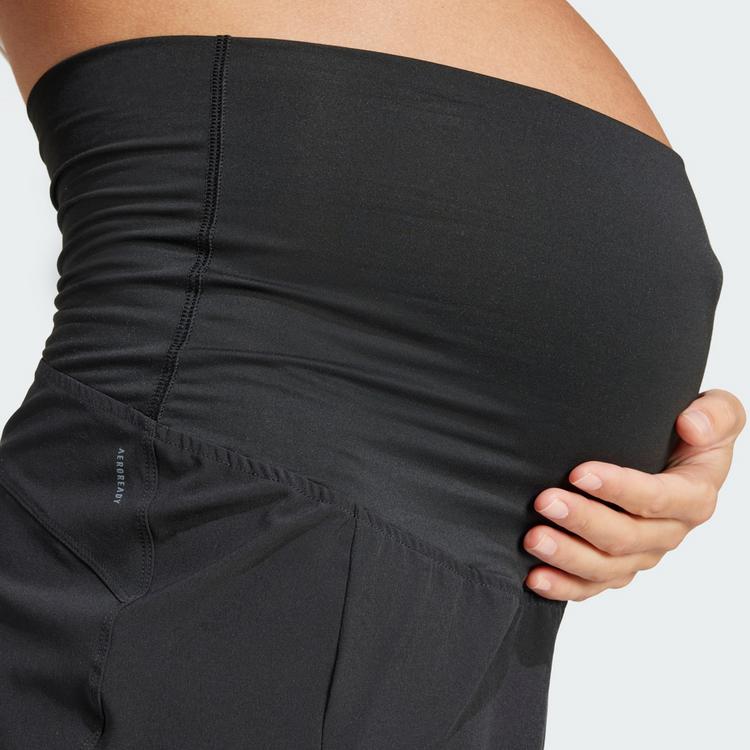 adidas adidas Pacer Woven Stretch Training Shorts &ndash; Funktionsshorts Damen - Black / White - 1 | SportScheck