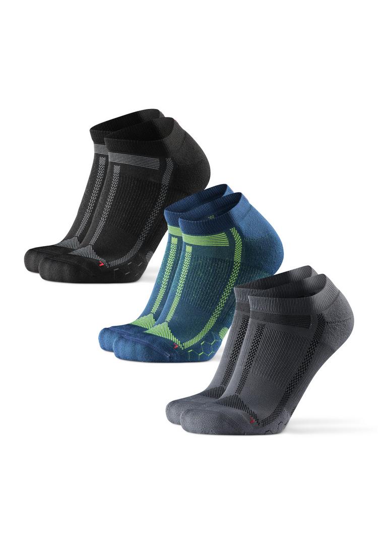 DANISH ENDURANCE DANISH ENDURANCE Long Distance Low-Cut Socken - black/blue/grey - 0 | SportScheck
