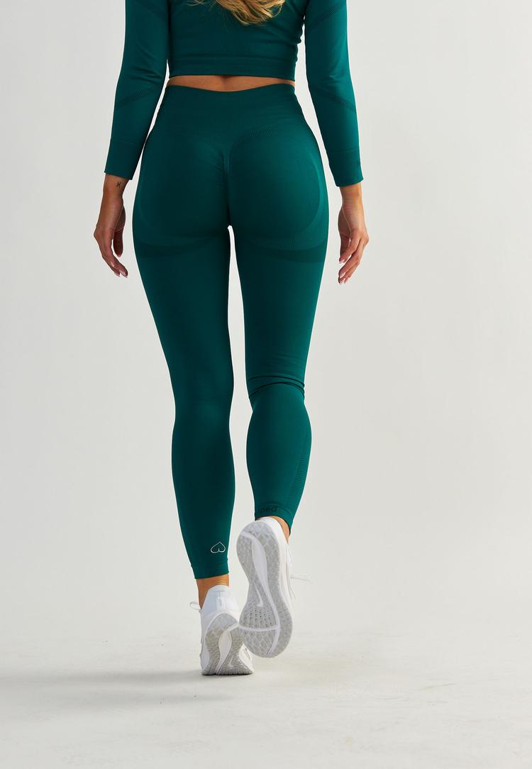 BeShaped BeShaped Aan de slag! Tights Damen - Dark green - 2 | SportScheck