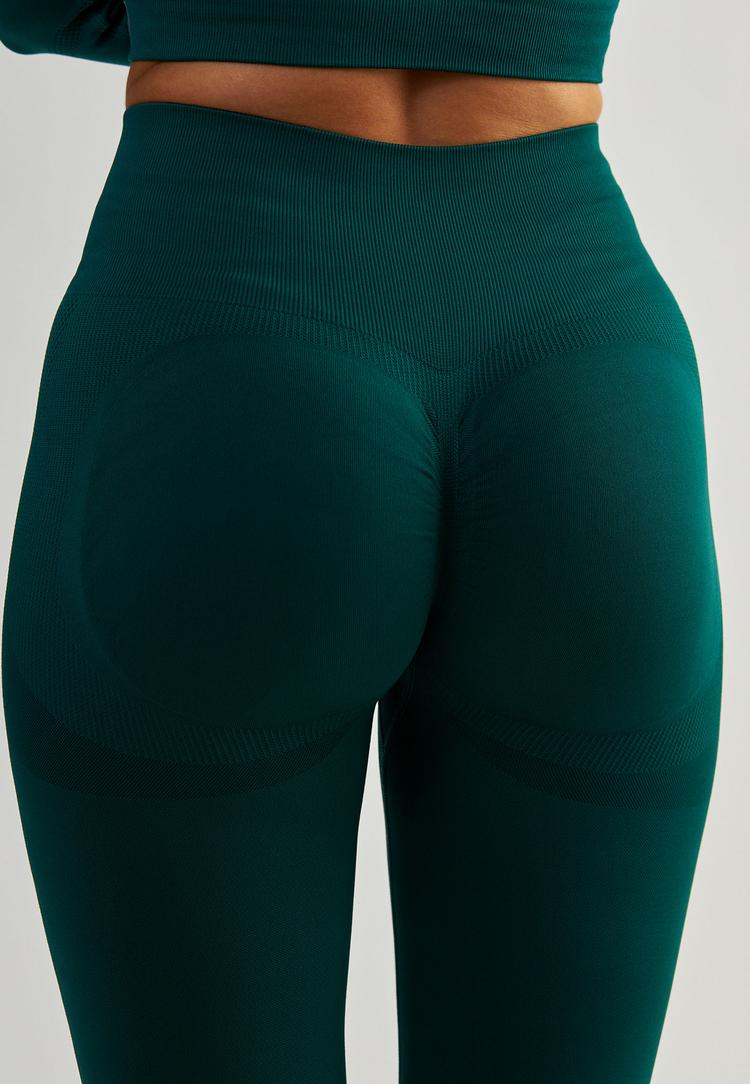BeShaped BeShaped Aan de slag! Tights Damen - Dark green - 0 | SportScheck