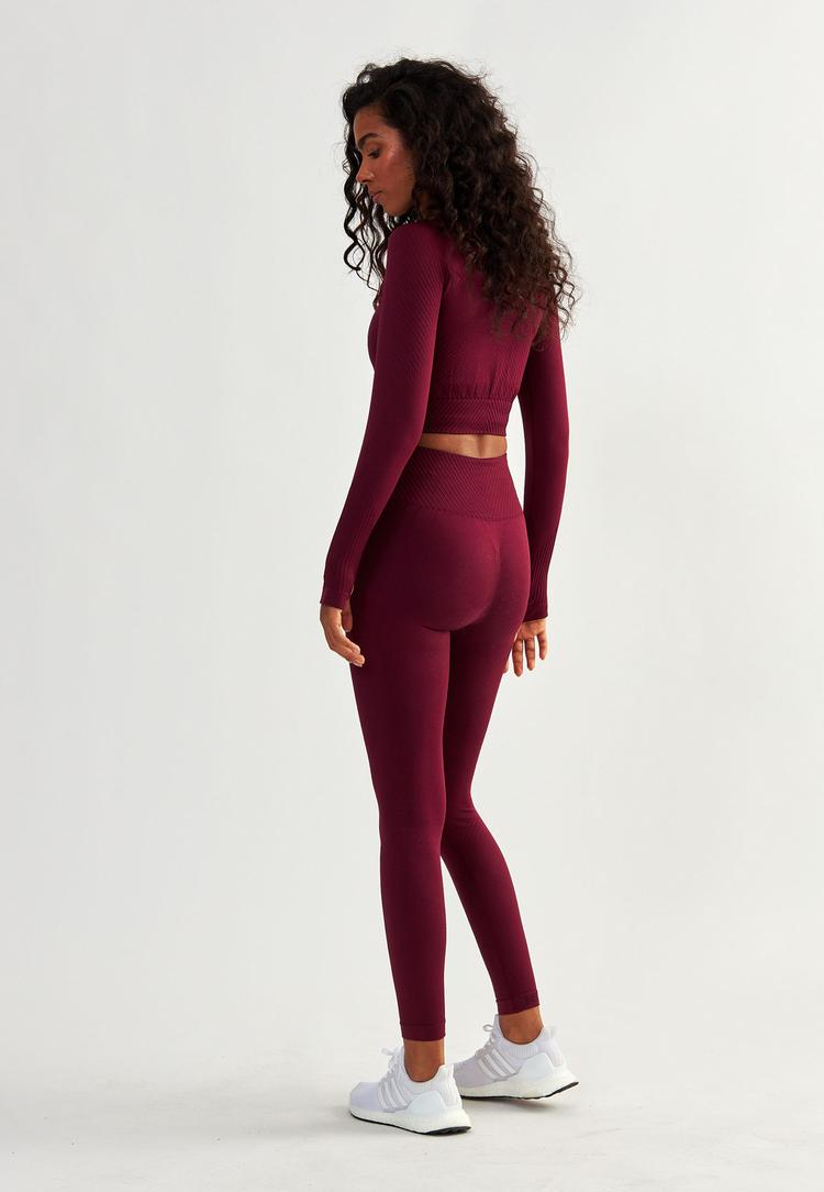 BeShaped BeShaped Femme Force Tights Damen - bordeaux - 4 | SportScheck