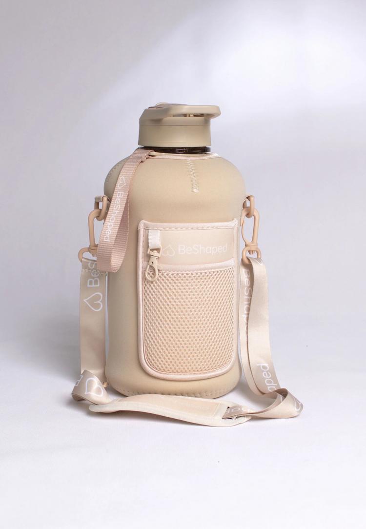 BeShaped BeShaped Waterfles met tas Trinkflasche - Beige - 1 | SportScheck