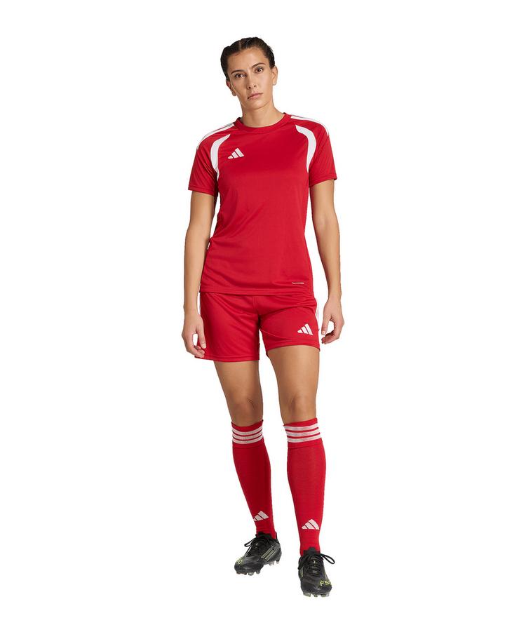 adidas adidas Tiro 26 League Short Damen Wei&szlig; Fu&szlig;ballshorts Damen - rotweiss - 2 | SportScheck