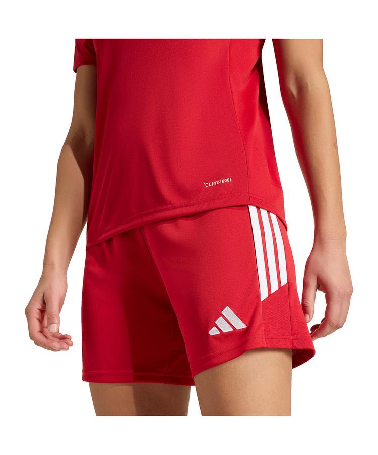 adidas adidas Tiro 26 League Short Damen Wei&szlig; Fu&szlig;ballshorts Damen - rotweiss - 3 | SportScheck