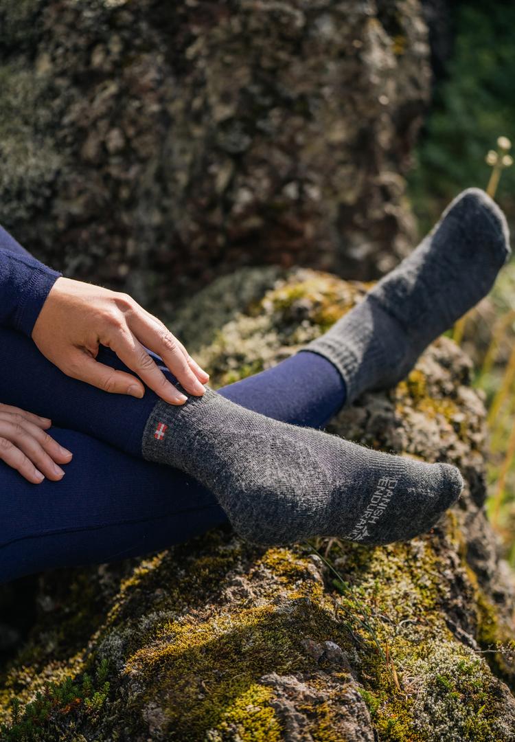 DANISH ENDURANCE DANISH ENDURANCE Merino Hiking Low Socken - grey - 1 | SportScheck