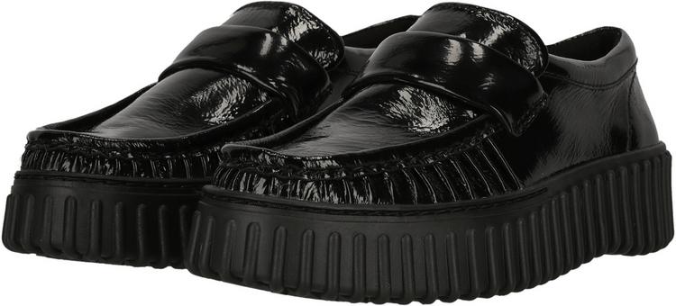 Clarks Clarks Torhill Mocc Black Pat Slipper Damen - 1218 Black Pat - 1 | SportScheck