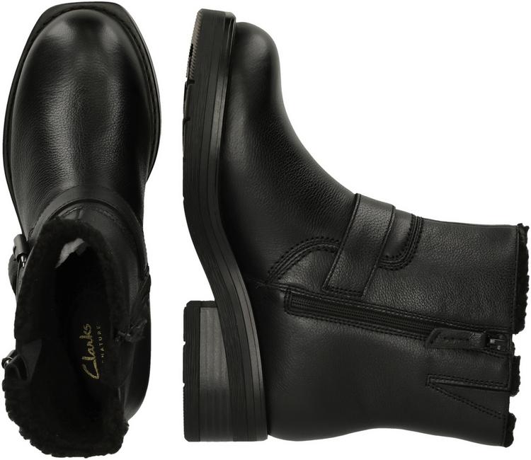 Clarks Clarks Rebelle Buckle Black WLined Lea Stiefel Damen - 1271 Black WLined Lea - 2 | SportScheck