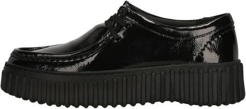 Clarks Torhill Bee Black Pat Halbschuhe Damen