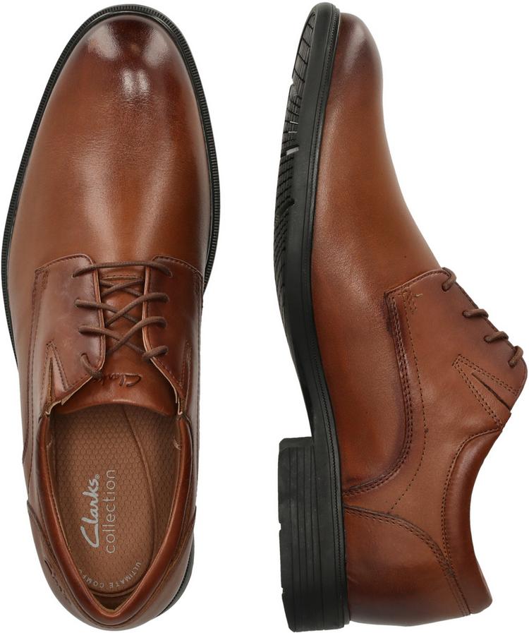 Clarks Clarks Steadwell Lace Halbschuhe Herren - 5234 Dark Tan Lea - 2 | SportScheck