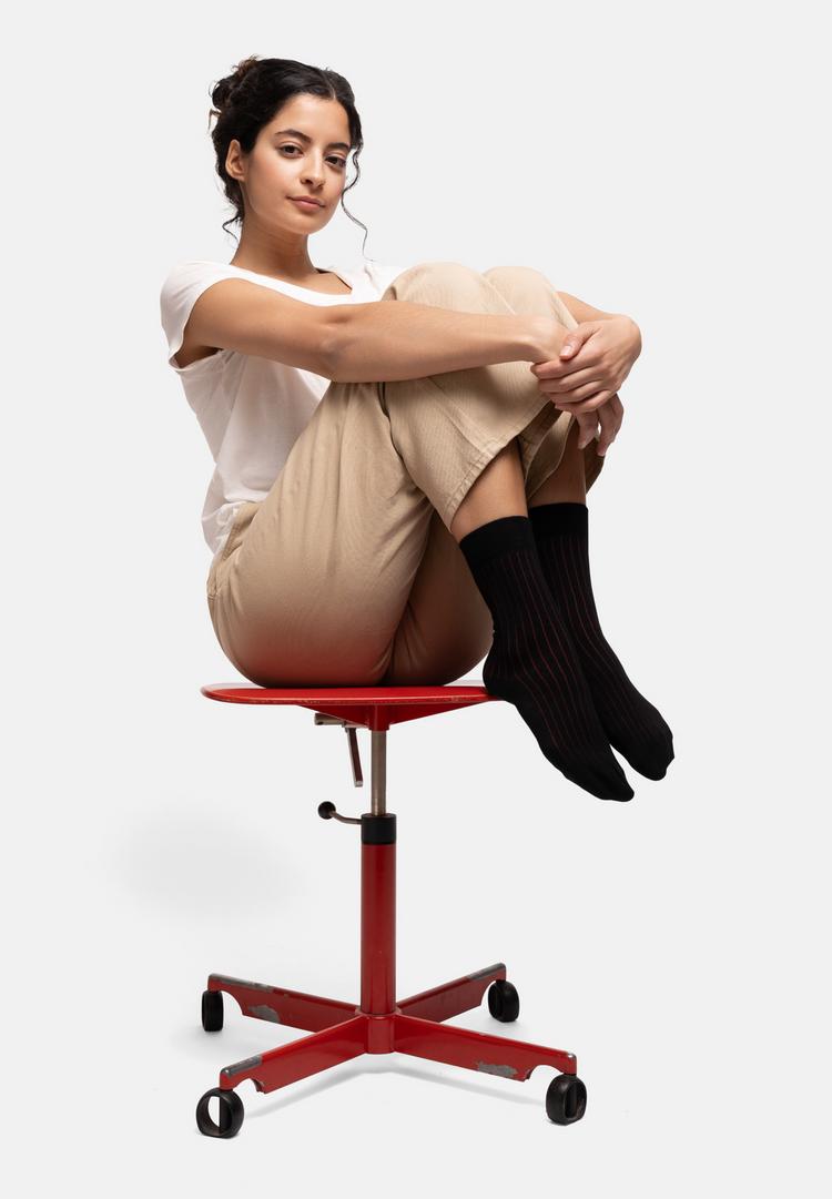 DANISH ENDURANCE DANISH ENDURANCE Bamboo Business Socken - black/bordeaux/grey - 1 | SportScheck