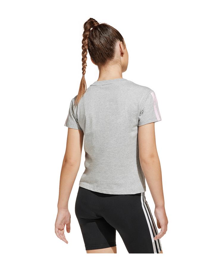 adidas adidas Essentials T-Shirt Kids Wei&szlig; Laufshirt Kinder - grau - 0 | SportScheck