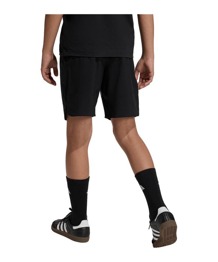 adidas adidas Trio Travel Woven Short Kids Fu&szlig;ballshorts Kinder - schwarzschwarz - 0 | SportScheck