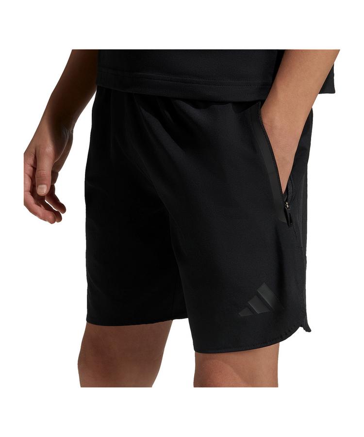 adidas adidas Trio Travel Woven Short Kids Fu&szlig;ballshorts Kinder - schwarzschwarz - 0 | SportScheck