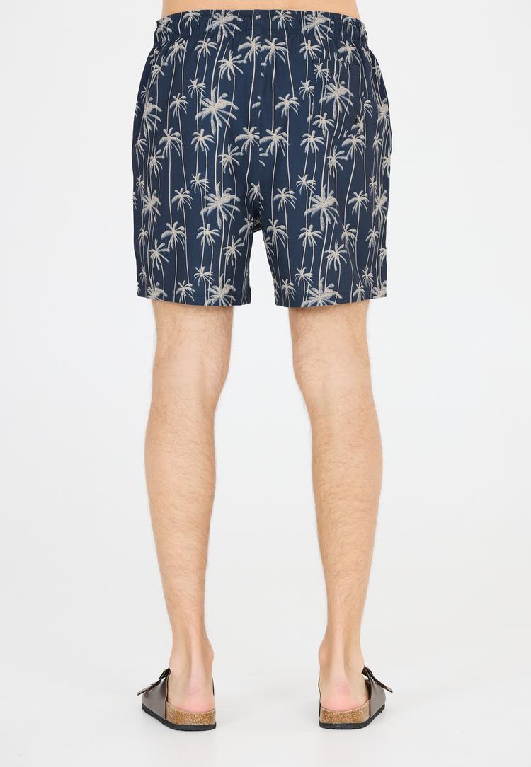 NOU NOU Fileyer Badehose Herren - Print 3632 Navy Palm - 3 | SportScheck