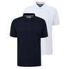 S.OLIVER Poloshirt Poloshirt Herren - Wei&szlig;/Dunkelblau
