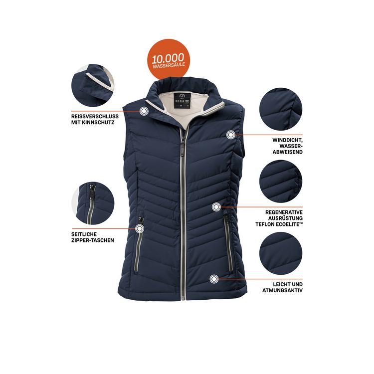G.I.G.A. DX by killtec G.I.G.A. DX by killtec GS 109 WMN QLTD VST Outdoorweste Damen - Blau3044 - 3 | SportScheck