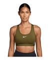 Nike Swoosh Medium Sport-BH Damen BH Damen - gruenweiss