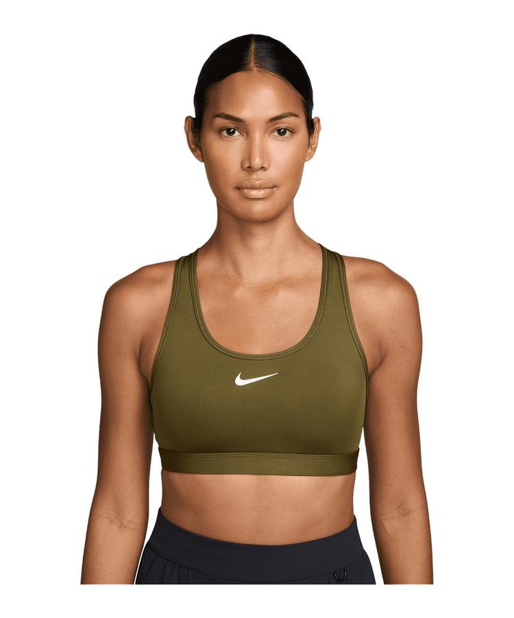 Nike Nike Swoosh Medium Sport-BH Damen BH Damen - gruenweiss - 0 | SportScheck