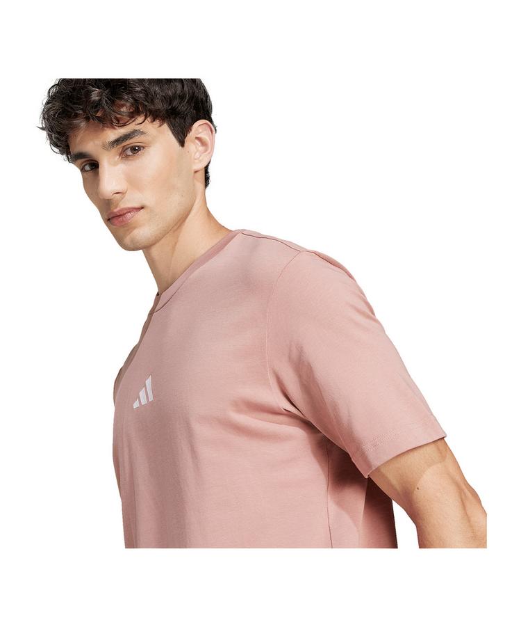 adidas adidas Essentials Small Logo T-Shirt T-Shirt Herren - rosa - 1 | SportScheck