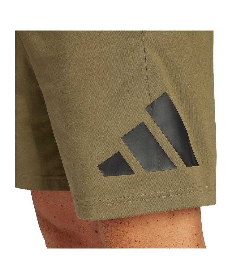 adidas adidas Essentials Big Logo Short Fu&szlig;ballshorts Herren - gruen - 0 | SportScheck
