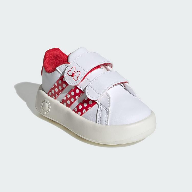 adidas adidas ADIDAS DISNEY MINNIE MAUS KIDS GRAND Sneaker Kinder - Cloud White / Pure Ruby / Off White - 3 | SportScheck