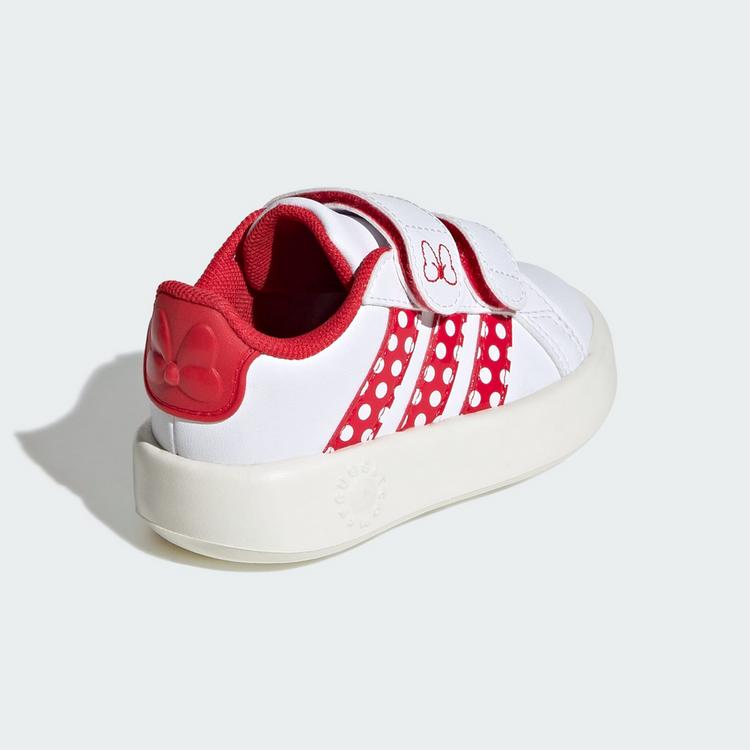 adidas adidas ADIDAS DISNEY MINNIE MAUS KIDS GRAND Sneaker Kinder - Cloud White / Pure Ruby / Off White - 4 | SportScheck