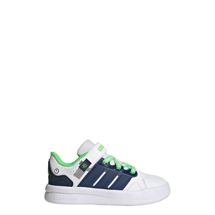 adidas adidas LIGHTORAMA COURT KIDS SCHUH Sneaker Kinder - Cloud White / Night Indigo / Screaming Green - 0 | SportScheck