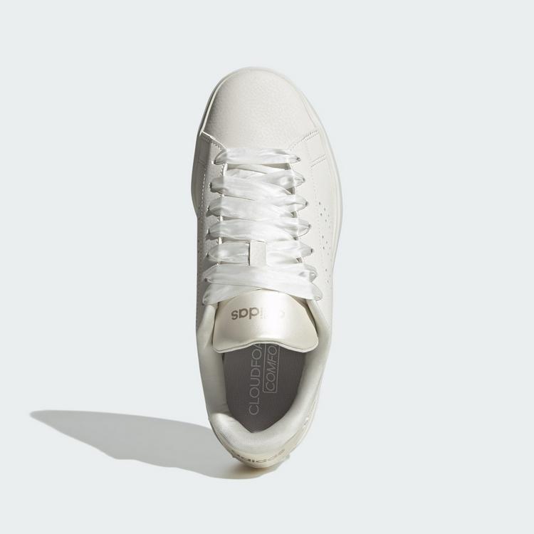 adidas adidas ADVANTAGE&nbsp;2.0 SCHUH Sneaker Damen - Core White / Core White / Cyber Metallic - 1 | SportScheck
