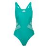 adidas Logo C-Back Badeanzug Badeanzug Damen - Equipment Green / White