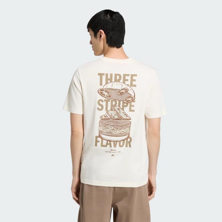 adidas adidas BURGER FLAVOR GRAFIK T-SHIRT T-Shirt Herren - Off White - 1 | SportScheck