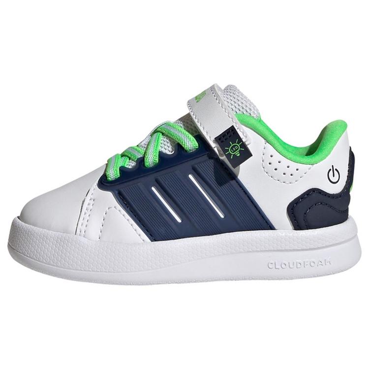 adidas adidas LIGHTORAMA COURT KIDS SCHUH Sneaker Kinder - Cloud White / Night Indigo / Screaming Green - 0 | SportScheck