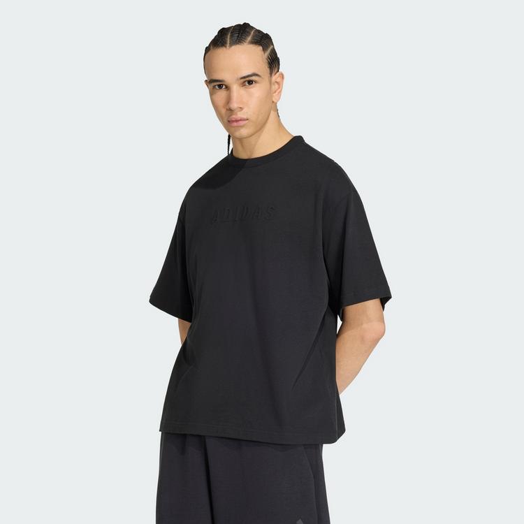 adidas adidas SOFT LUX GRAFIK T-SHIRT T-Shirt Herren - Black - 0 | SportScheck