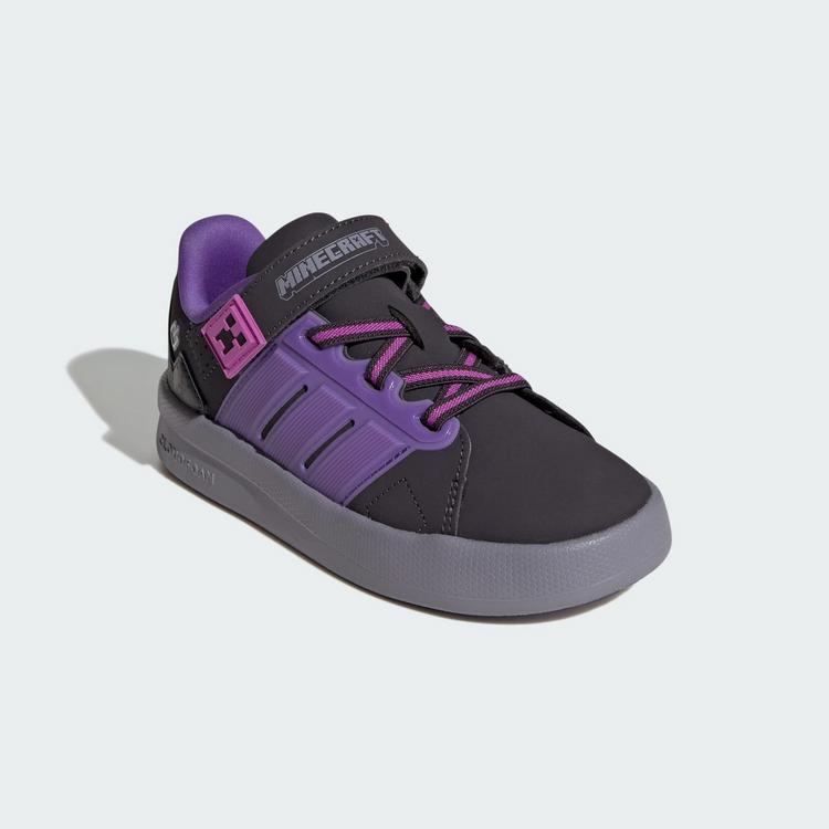 adidas adidas ADIDAS MINECRAFT LIGHTORAMA COURT KIDS Sneaker Kinder - Aurora Black / Purple Rush / Purple Burst - 3 | SportScheck