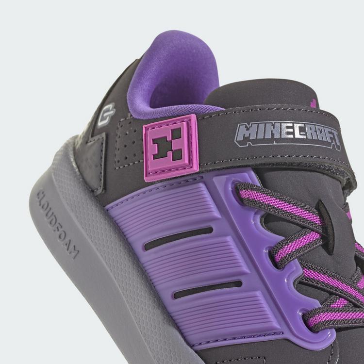 adidas adidas ADIDAS MINECRAFT LIGHTORAMA COURT KIDS Sneaker Kinder - Aurora Black / Purple Rush / Purple Burst - 7 | SportScheck