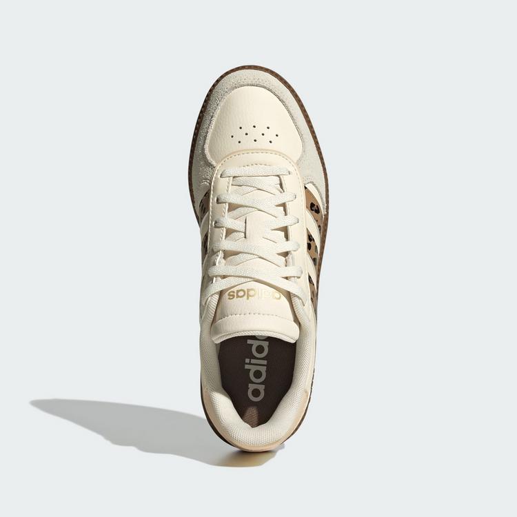 adidas adidas BREAKNET SLEEK KIDS SCHUH Sneaker Kinder - Cream White / Cardboard / Sand Strata - 1 | SportScheck