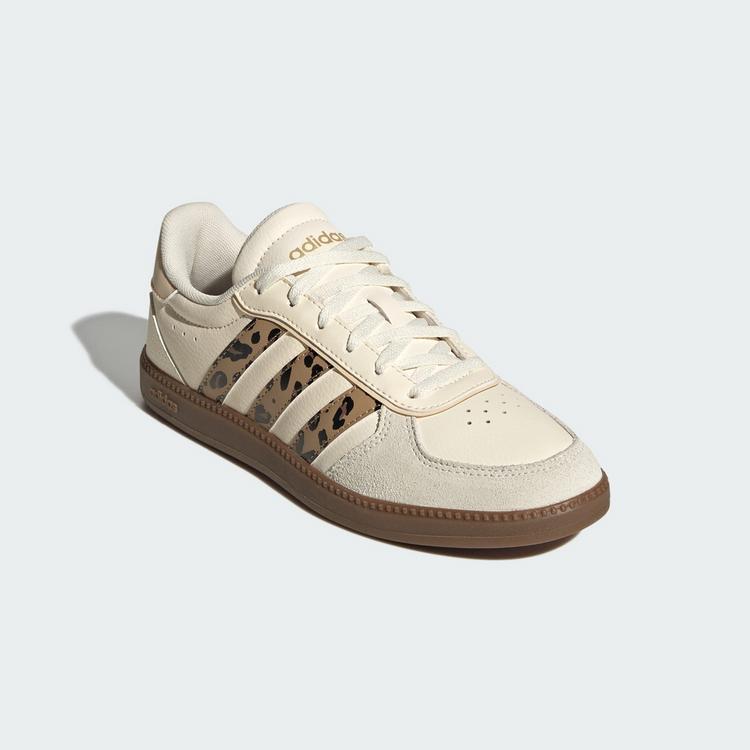 adidas adidas BREAKNET SLEEK KIDS SCHUH Sneaker Kinder - Cream White / Cardboard / Sand Strata - 3 | SportScheck