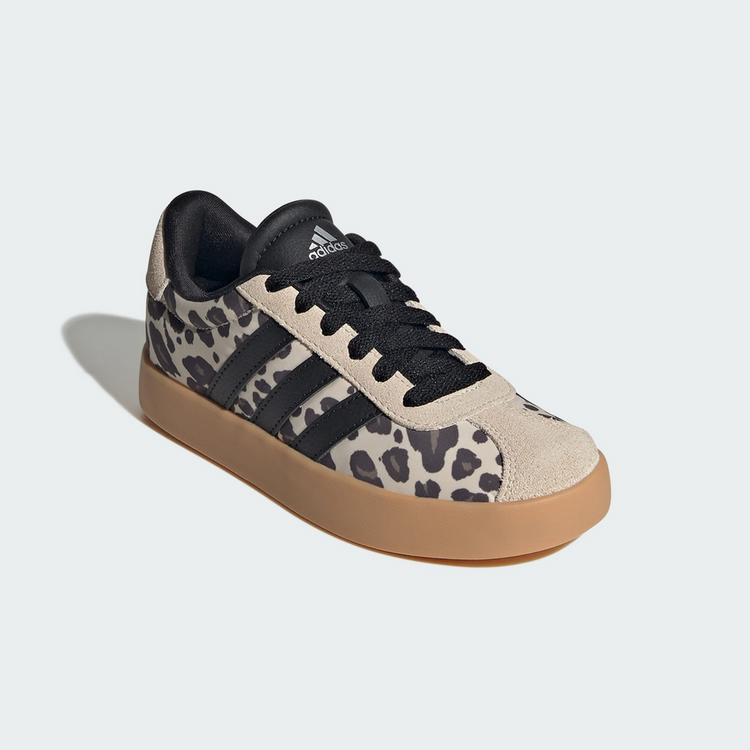 adidas adidas VL COURT 3.0 KIDS SCHUH Sneaker Kinder - Crystal Linen / Core Black / Khaki Six - 3 | SportScheck