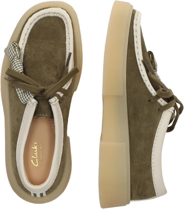 Clarks Clarks Torview Halbschuhe Damen - 3222 Dark Olive Combi - 2 | SportScheck