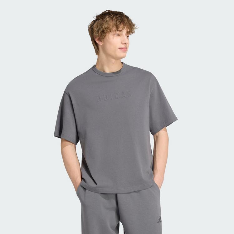 adidas adidas SOFT LUX GRAFIK T-SHIRT T-Shirt Herren - Grey Five - 0 | SportScheck