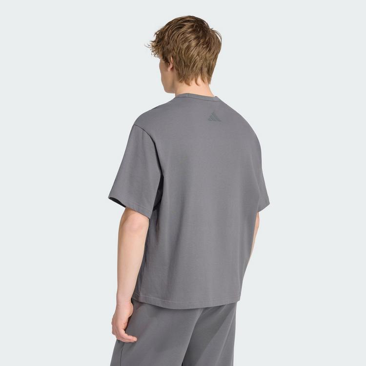 adidas adidas SOFT LUX GRAFIK T-SHIRT T-Shirt Herren - Grey Five - 1 | SportScheck