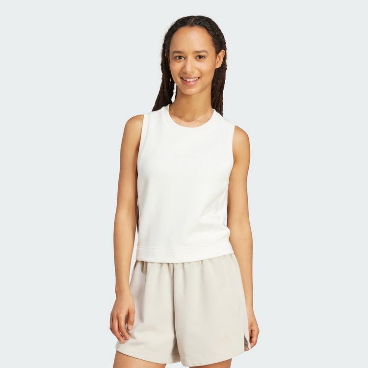 adidas adidas Soft Lux Tanktop Tanktop Damen - Off White - 0 | SportScheck
