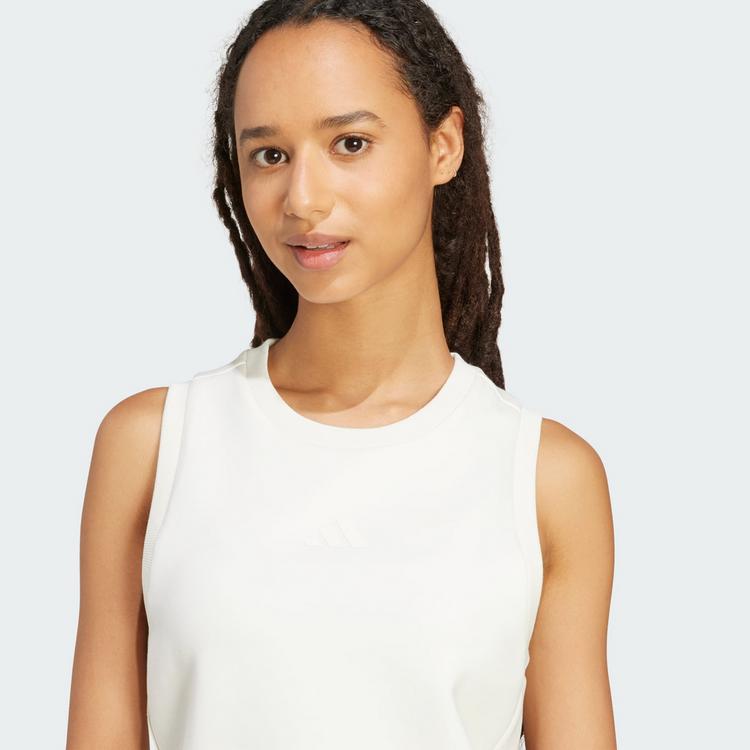 adidas adidas Soft Lux Tanktop Tanktop Damen - Off White - 1 | SportScheck