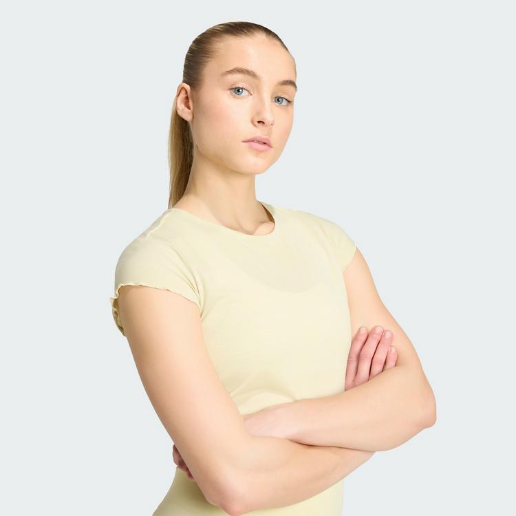 adidas adidas Motion T-Shirt Funktionsshirt Damen - Dual Yellow - 0 | SportScheck