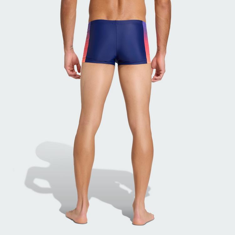 adidas adidas GRADIENT SWIM BOXERS Badehose Herren - Dark Blue / Solar Purple / Pure Turbo / Lucid Orange - 1 | SportScheck