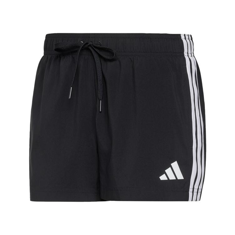 adidas adidas 3-STREIFEN BADESHORTS, 3 ZOLL Badehose Herren - Black / White - 0 | SportScheck