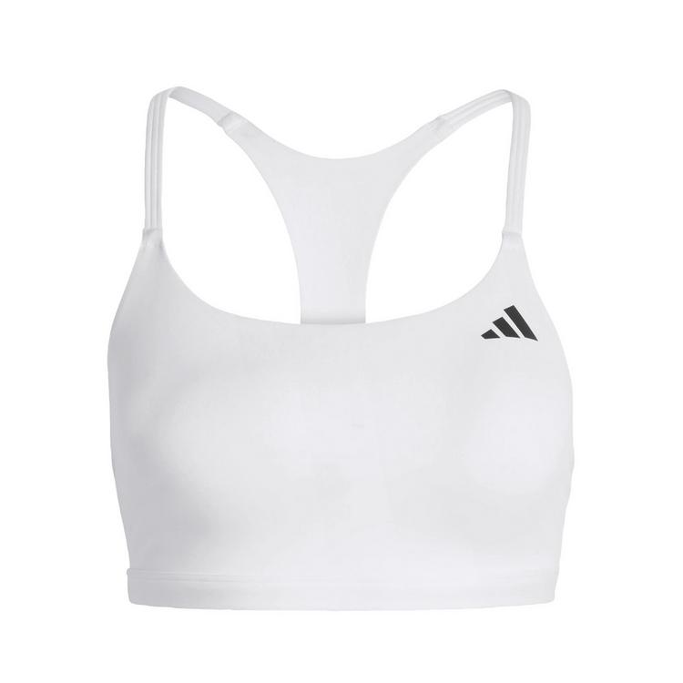 adidas adidas Optime Essentials leicht st&uuml;tzender BH Damen - White - 0 | SportScheck