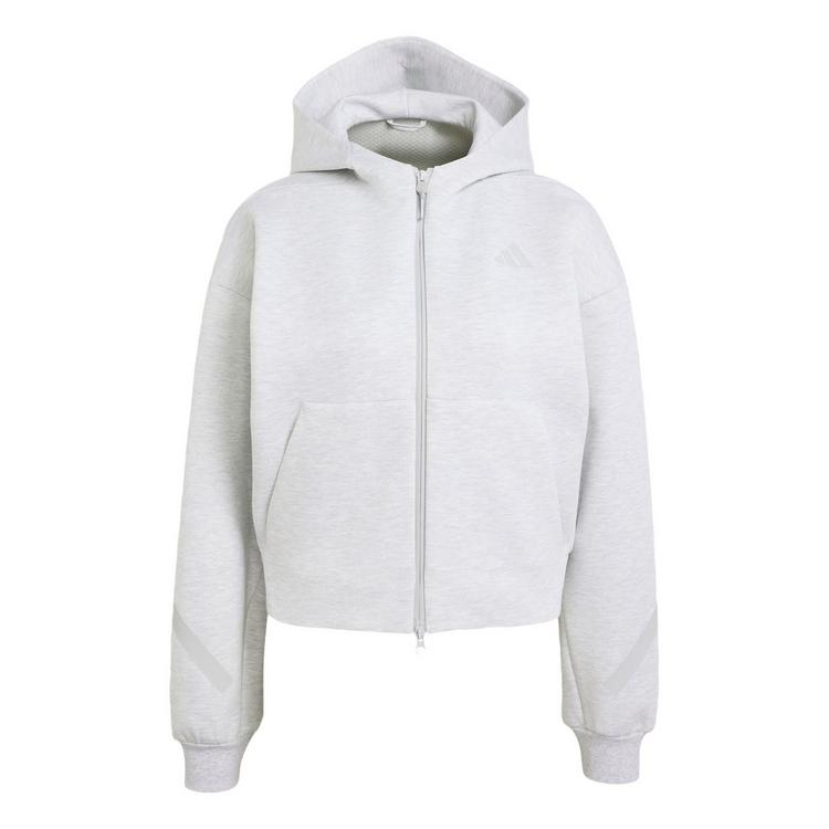 adidas adidas ADIDAS Z.N.E. SWEATSHIRT, K&Uuml;RZER Sweatshirt Damen - Light Grey Heather - 0 | SportScheck