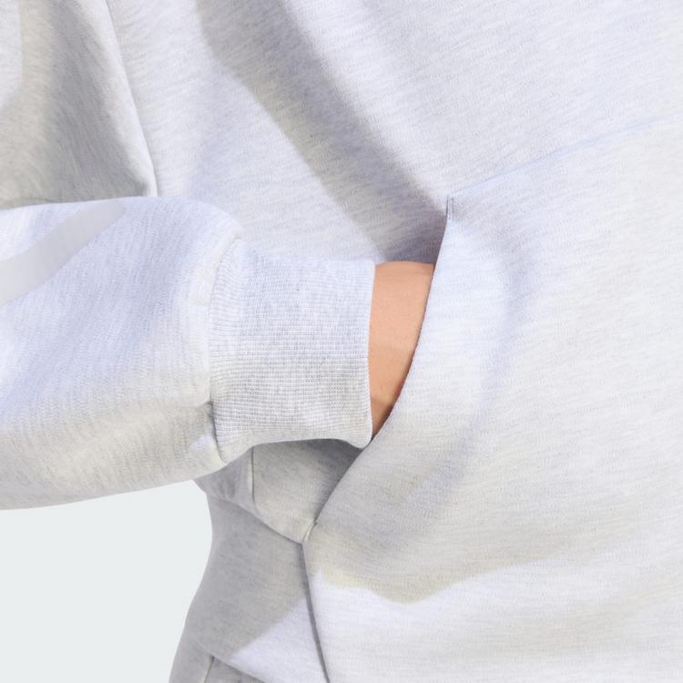 adidas adidas ADIDAS Z.N.E. SWEATSHIRT, K&Uuml;RZER Sweatshirt Damen - Light Grey Heather - 1 | SportScheck