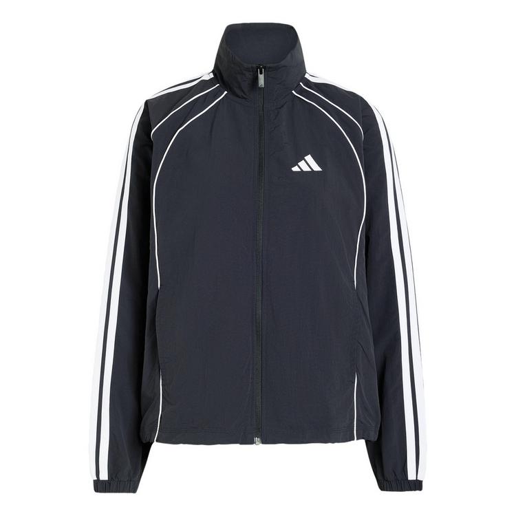 adidas adidas Iconic Trainingsjacke, gewebt, Trainingsanzug Damen - Black / White - 0 | SportScheck